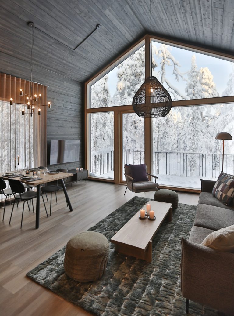 Riekko Lodge Kukas cottage living room